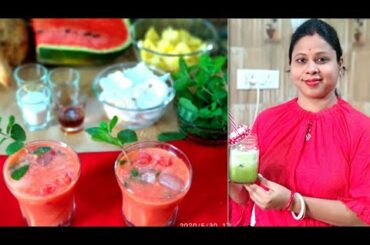 2 types of healthy tasty immunity boosting summer cooler recipes