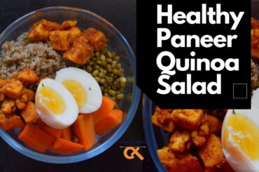 Paneer Quinoa Salad Bowl |My Invention Recipe| Healthy Salad| Quinoa Salad |Protine Bowl |Gram Salad