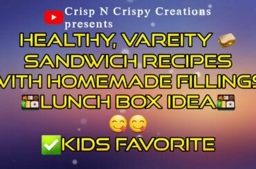 3 healthy sandwich recipes| Kids lunch box idea| kids favorite|Cheesy Sandwich recipes