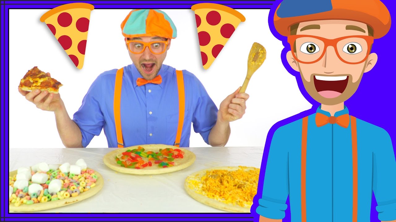 Funny Fun Pizza Song by Blippi | Foods for Kids Funny Fun Pizza Song by Blippi | Foods for Kids
