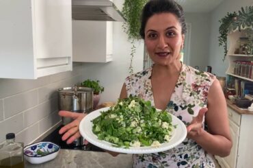 Immune Boosting Green Summer Salad Recipe | Healthy Vegetarian Super Food Salad