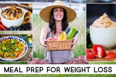 Meal Prep for Weight Loss | Vegan & Healthy | Vegan Curry | Hummus | Caramelized Banana Oats