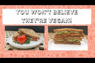 4 SANDWICHES YOU WOULDN'T BELIEVE ARE VEGAN | Healthy, easy, affordable! | The Ginger Fringe