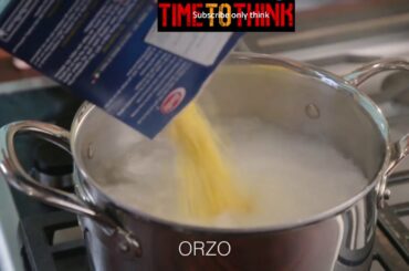 Lemon orzo cucumber salad - healthy salad recipe