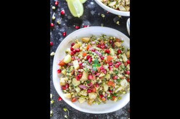 Sprouts Fruit Salad | Healthy Salad | Fruit Chaat | chatpati Fruit salad | protein salad | moong