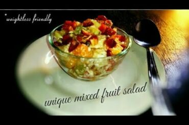 #mixed fruit salad #fruitsalad #dessert #fruit #healthysalad Yummy Mixed Fruit Salad in a unique way