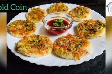 Gold Coin in different way | Veggies Bread Roast | Healthy Food | Easy Recipe