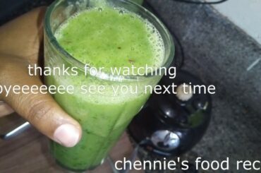 SPINACH SMOOTHIE RECIPE,LETS DETOX/HEALTHY BEDTIME TARGET@WEIGHT LOSS OVERNIGHT DRINK.