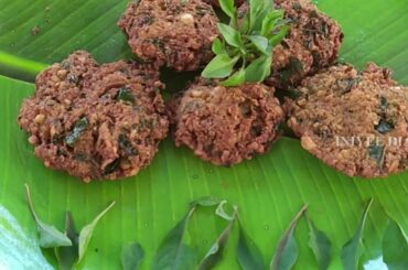 PONNANGANNI KEERAI VADAI | SPINACH VADAI RECIPES IN TAMIL | HEALTHY SNACKS RECIPES | EVENING SNACKS