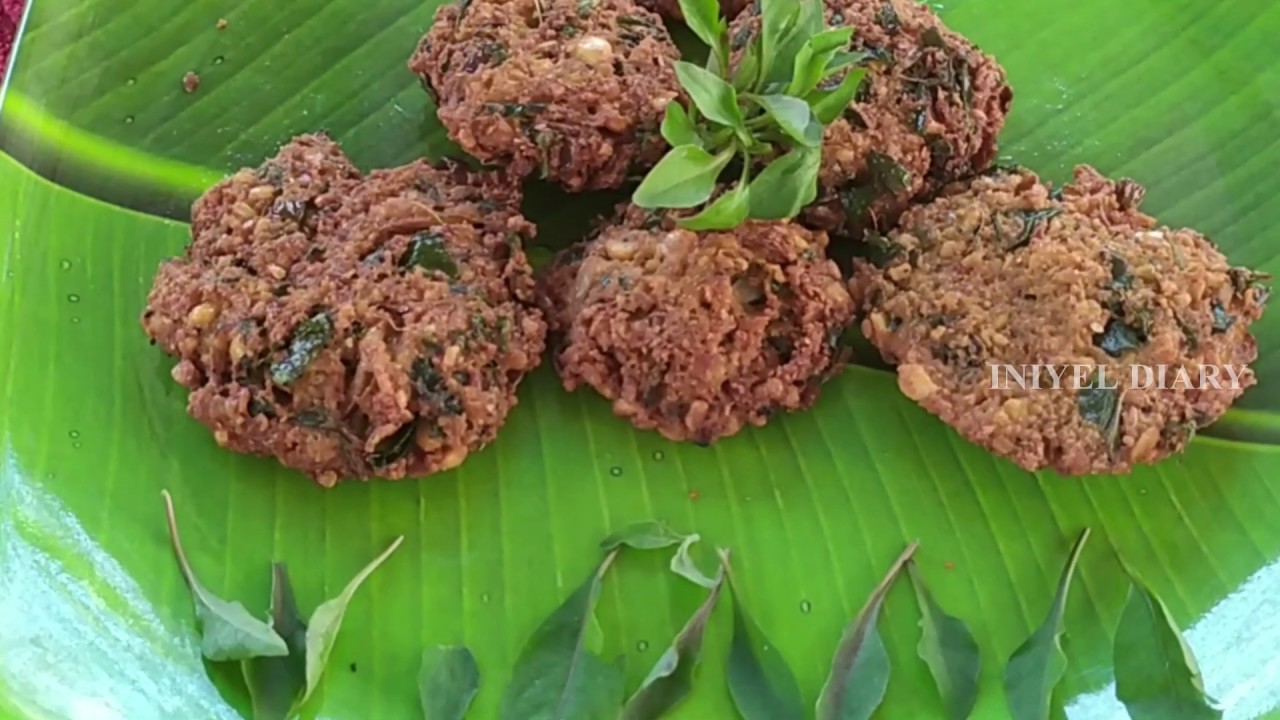 PONNANGANNI KEERAI VADAI | SPINACH VADAI RECIPES IN TAMIL | HEALTHY SNACKS RECIPES | EVENING SNACKS PONNANGANNI KEERAI VADAI | SPINACH VADAI RECIPES IN TAMIL | HEALTHY SNACKS RECIPES | EVENING SNACKS