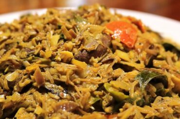 Yummy Cooking Banana Blossom with Jack Seed | Healthy Foods | cook with mom