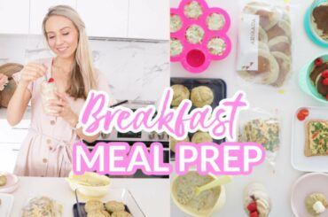 MEAL PREP FOR BREAKFAST (healthy family recipes + PDF guide)