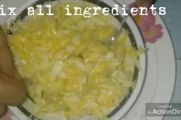 Healthy Cabbage Omelette Recipe..must try if your on diet..Low Carb. Recipe.