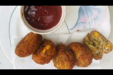 crispy vegetable nuggets ( Healthy snacks) Homemade nuggets