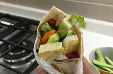 Healthy Halloumi Wrap | Quick Lunch Idea | Zakee’s Kitchen Secrets