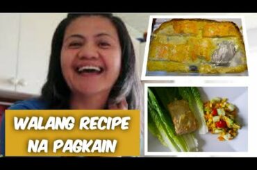 BUHAY INDEPENDENT ABROAD VLOG: NAGLUTO NG BAKED SALMON FIRST TIME+SALAD BOWL // LUNCH FOOD