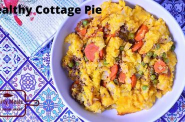 Healthy Cottage Pie with turnip & butternut squash mash | Low carb low calorie diet