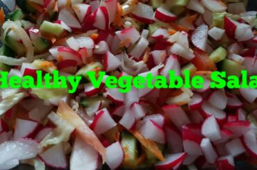 Healthy Vegetable salad|Mix Salad Vegetable| Fresh Vegetable Salad by Fabias Cooking