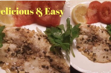 How to Baked Tilapia with Butter Garlic| Healthy Recipes
