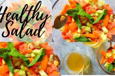 Healthy Salad for all occasions. Easiest way to make a healthy salad for breakfast, lunch and dinner