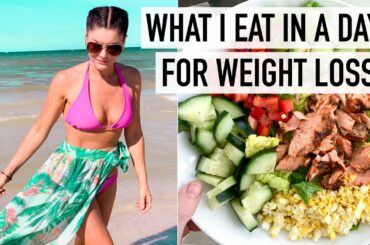 FULL DAY OF EATING FOR WEIGHT LOSS | Realistic & EASY Meal Ideas (carb-cycling)