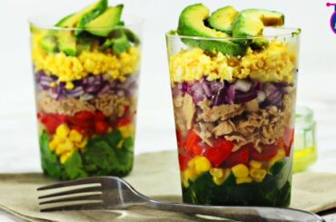 How To Make RAINBOW SALAD | Easy and Healthy Recipes | Cooking Co.