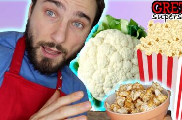 DIY Cauliflower Popcorn // Dehydrated Cauliflower // Vegan *Delicious* [Homemade Recipe]