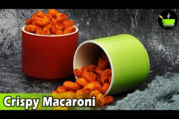 Crispy Macaroni Snacks | Macaroni kurkure | 5 Minute Snacks Recipe | Evening Snacks | Instant Snacks