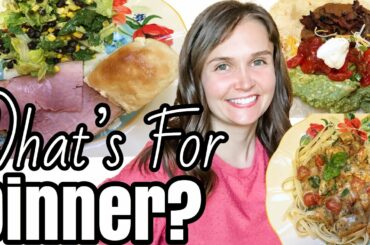 What’s For Dinner? | *SEVEN* Easy Budget Friendly Meals | Stay Home and Cook With Me | Julia Pacheco