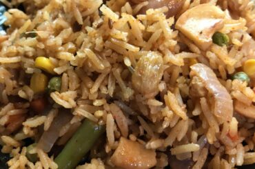 Healthy Brown Rice Pulao | Fluffy Brown Rice Pilaf | Ami’s Cooking