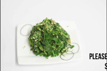 Healthy Spinach Salad/Spinach side dish/ Spinach recipes/ Korean side dish Sigeumchi-namul.