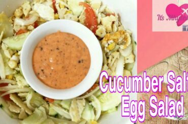 Cucumber Salted Egg Salad | Cucumber Salad Recipe | Healthy Veggie Salad #cucumbersalad