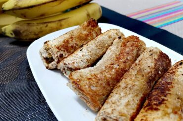Bread Banana roll|Healthy snack|Banana roll|Banana recipe|Bread recipe|Bread banana roll Malayalam