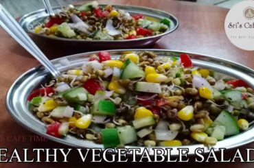 Sprout Salad Recipe /How to make healthy salad using green gram dal  / Sprout Maker /Diet recipe.