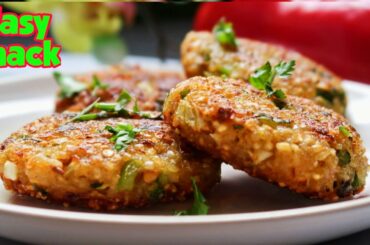 Evening Snacks Recipe | Dalia Cutlet Recipe | Easy Snack | Tea Time Snack | Snacks recipe |MyKitchen