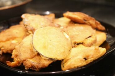 keto bhajji | keto snacks recipe | keto indian snacks | Eggplant bhajji | keto recipe tamil |keto