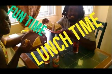 MAKING SANDWICHES FOR LUNCH. Wife and i enjoying Sunday afternoon.