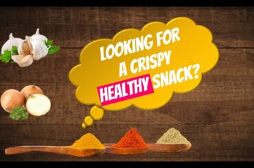 Healthy snack | crispy snack | baked snack |Chickpea Recipe  | Healthy Eats | HealthyEats