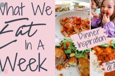 WHAT WE EAT IN A WEEK FAMILY UK | EVENING MEAL PLAN IDEAS | EASY WEEK NIGHT DINNERS | MUMMY OF FOUR
