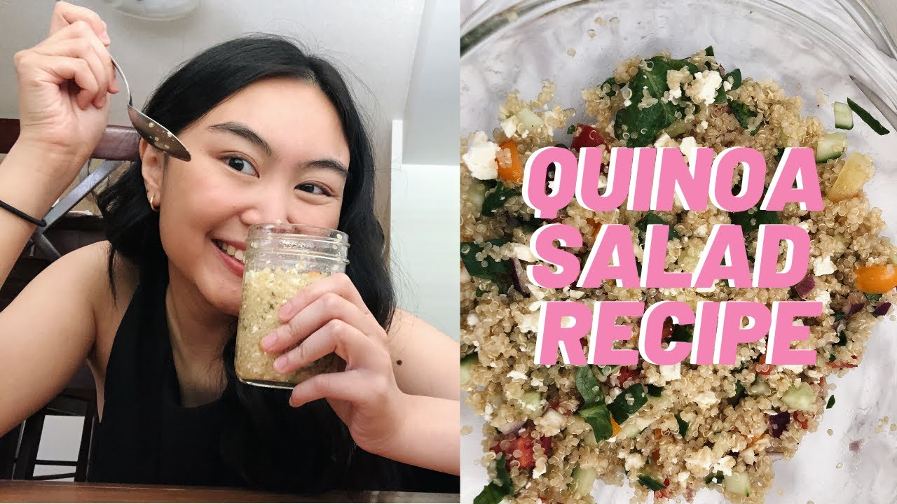 QUINOA SALAD RECIPE | Easy To-Go Lunch Ideas QUINOA SALAD RECIPE | Easy To-Go Lunch Ideas