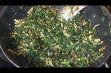 RADISH LEAVES/RADISH GREENS  FRIES | HEALTHY RECIPE