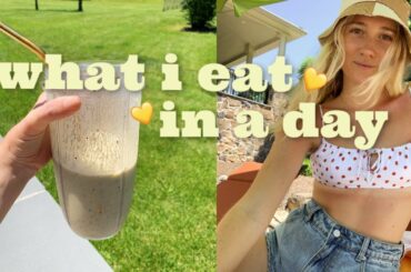 what i eat in a day (easy + healthy recipes) *summer edition*