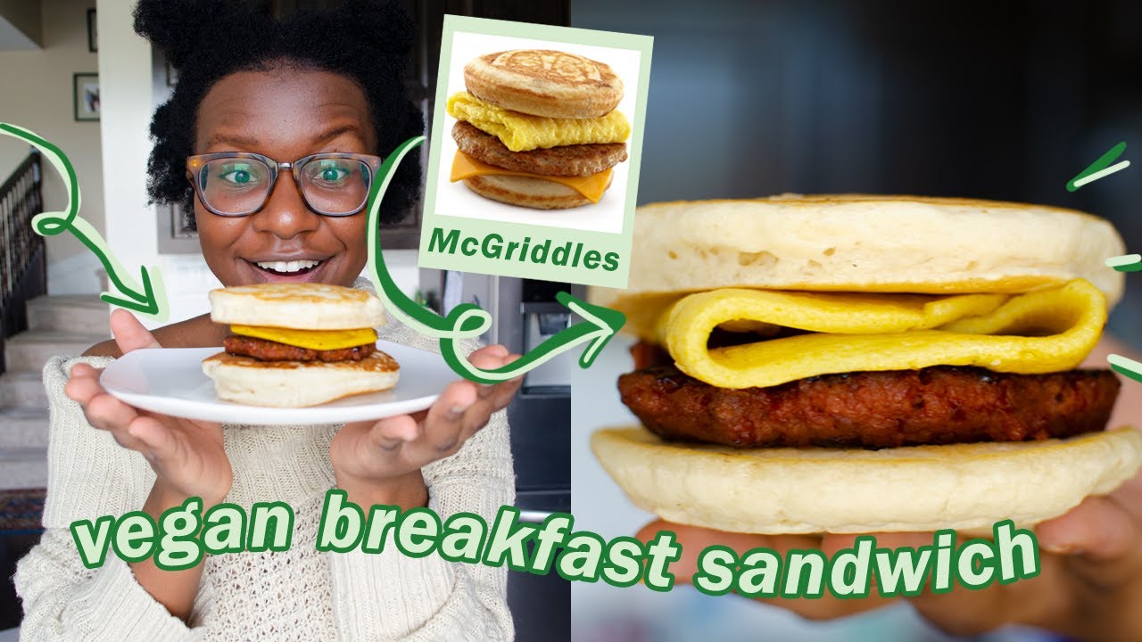 How to Make a Vegan McGriddles – vegan mcgriddles copycat | veggieonpennies How to Make a Vegan McGriddles - vegan mcgriddles copycat | veggieonpennies