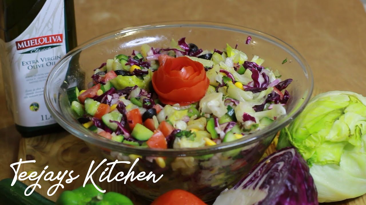 Healthy Fresh Salad and Dressing | How To Make Salad Dressing | Recipe by Teejays Kitchen (2020) Healthy Fresh Salad and Dressing | How To Make Salad Dressing | Recipe by Teejays Kitchen (2020)