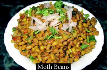 Moth Beans Recipe | Matki Chi Usal | Healthy recipe for breakfast of Moth Beans | ManuSudha Kitchen