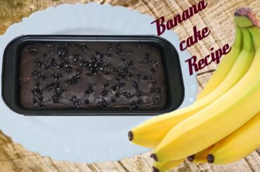 Banana bread cake recipe|Banana chocolate cake
