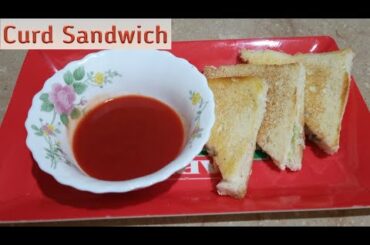 Curd Mayo sandwich|Mayonnaise sandwich recipe|Veg Mayo sandwich|Happy cooking|Dahi sandwich recipe