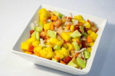 Mango Salsa || Easy Healthy Salad in just 2 minutes.