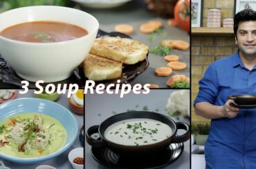 Simple Homemade Tomato Soup | Cauliflower Soup | Burmese Khow Suey | Kunal Kapur Recipe | Veg Soup