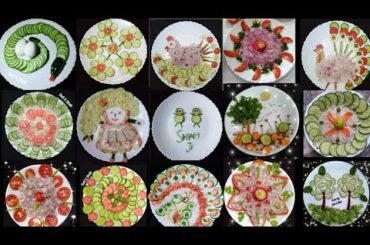 Unique & Beautiful Salad Decoration Ideas||Salad Idea||Homemade Salad Decoration Ideas||Salad Design